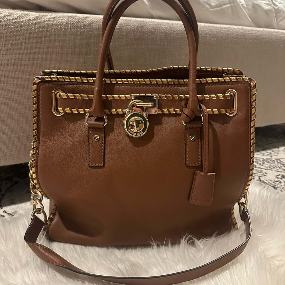 Michael Kors Hamilton Leather Bag